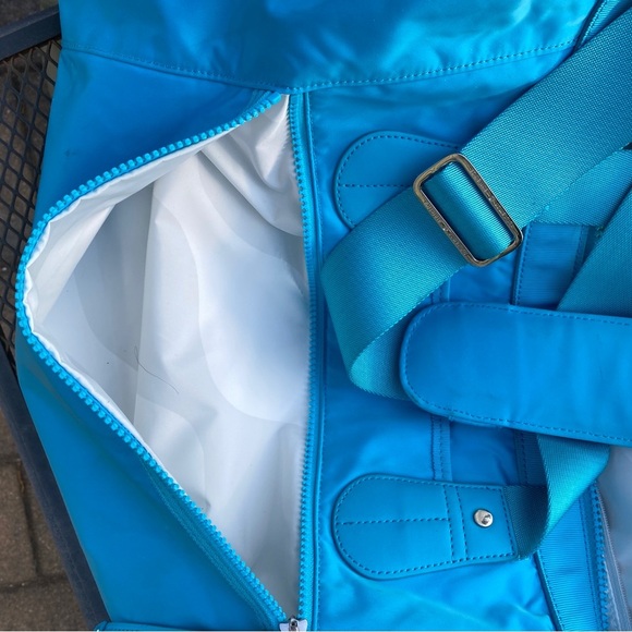 Lululemon Athletica Sun sand savasana beach Bag blue with Adjustable Strap - Picture 12 of 12